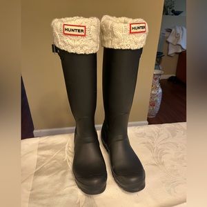 Hunter original tall matte rain boots women’s Size 6 to 7.5